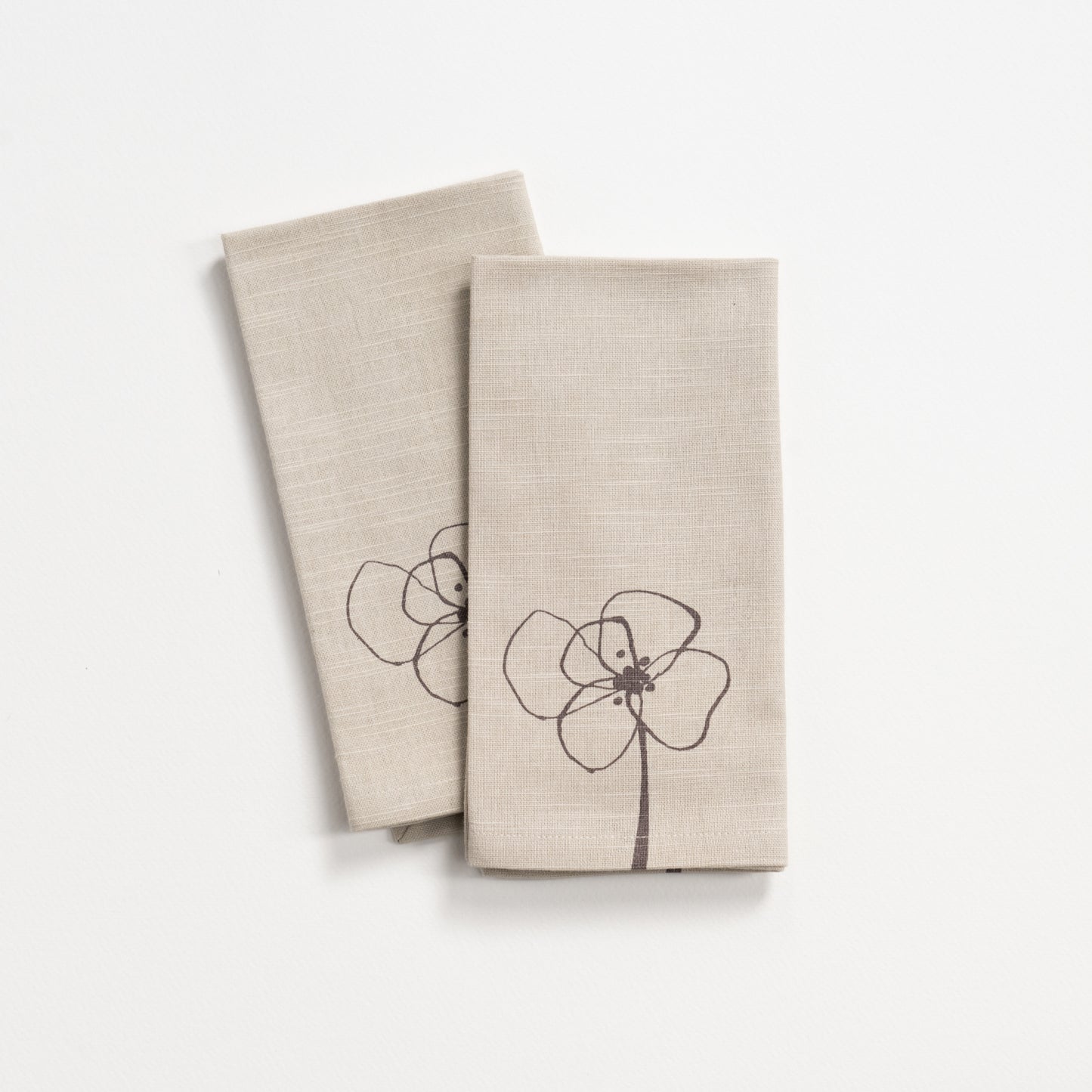 Blomster Napkin - Gray - Set of Two